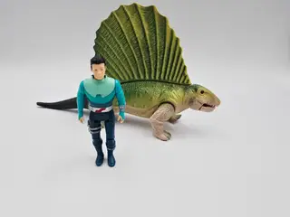 Dino Riders Dimetrodon med figur