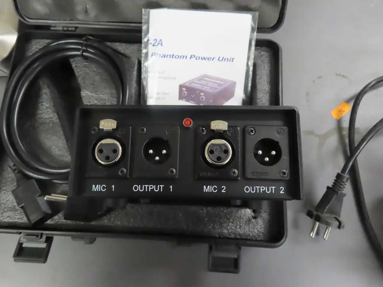 Billede 3 - Phantom Power Supply til mikrofon SUPERLUX
