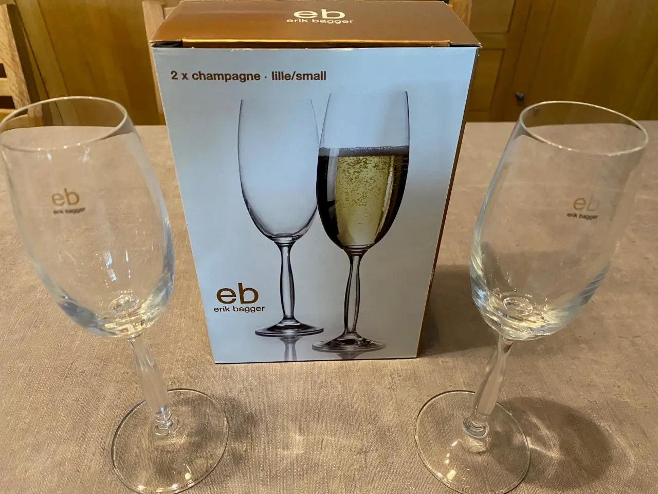 Billede 1 - Erik Bagger champagneglas, lille