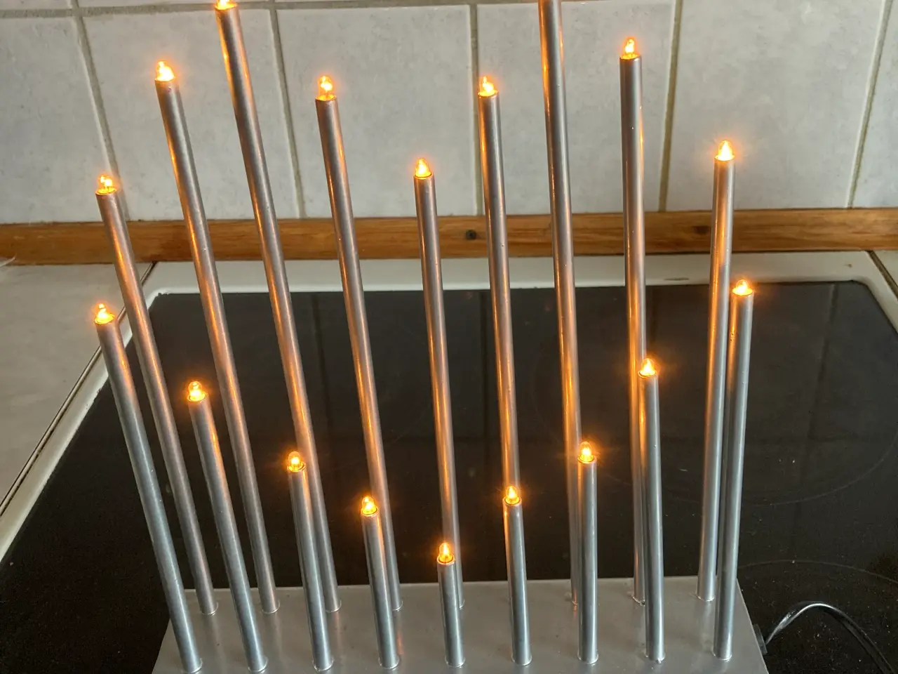 Billede 1 - Hjertelys i grå...