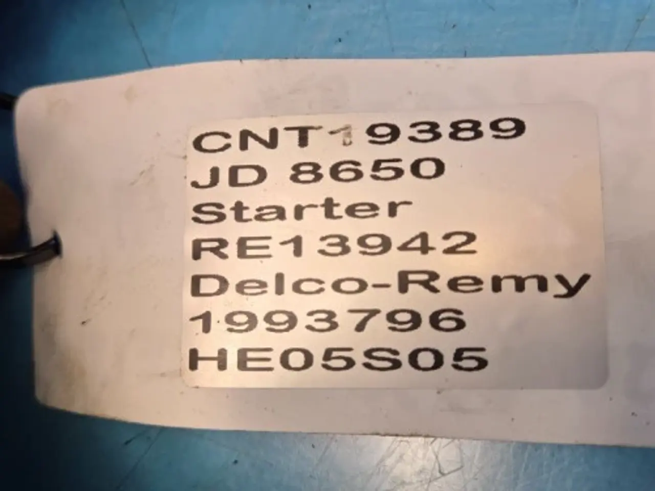 Billede 14 - John Deere 8650 Starter RE13942