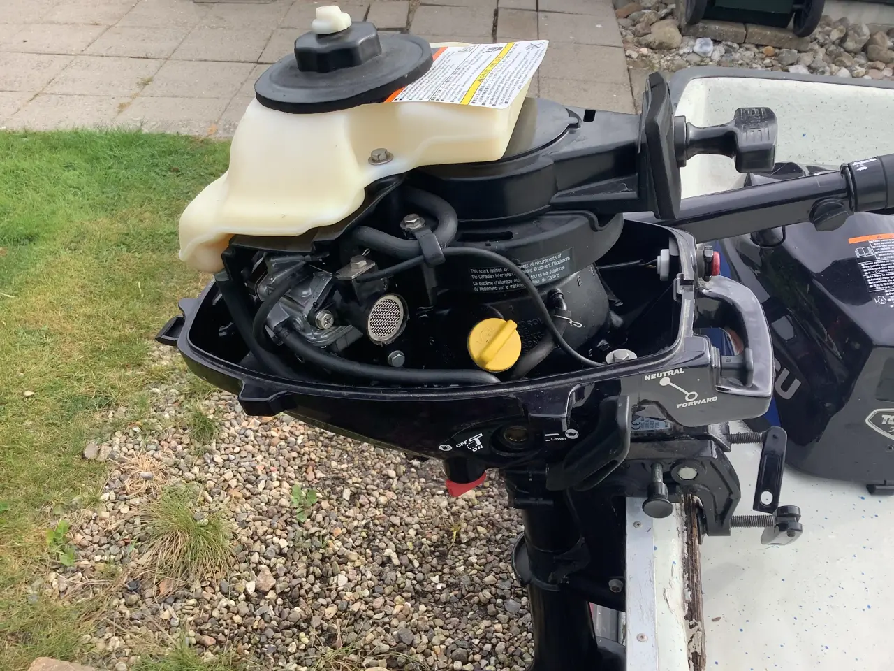 Billede 2 - Jolle 12 fods med 3,5 hk.4takt motor