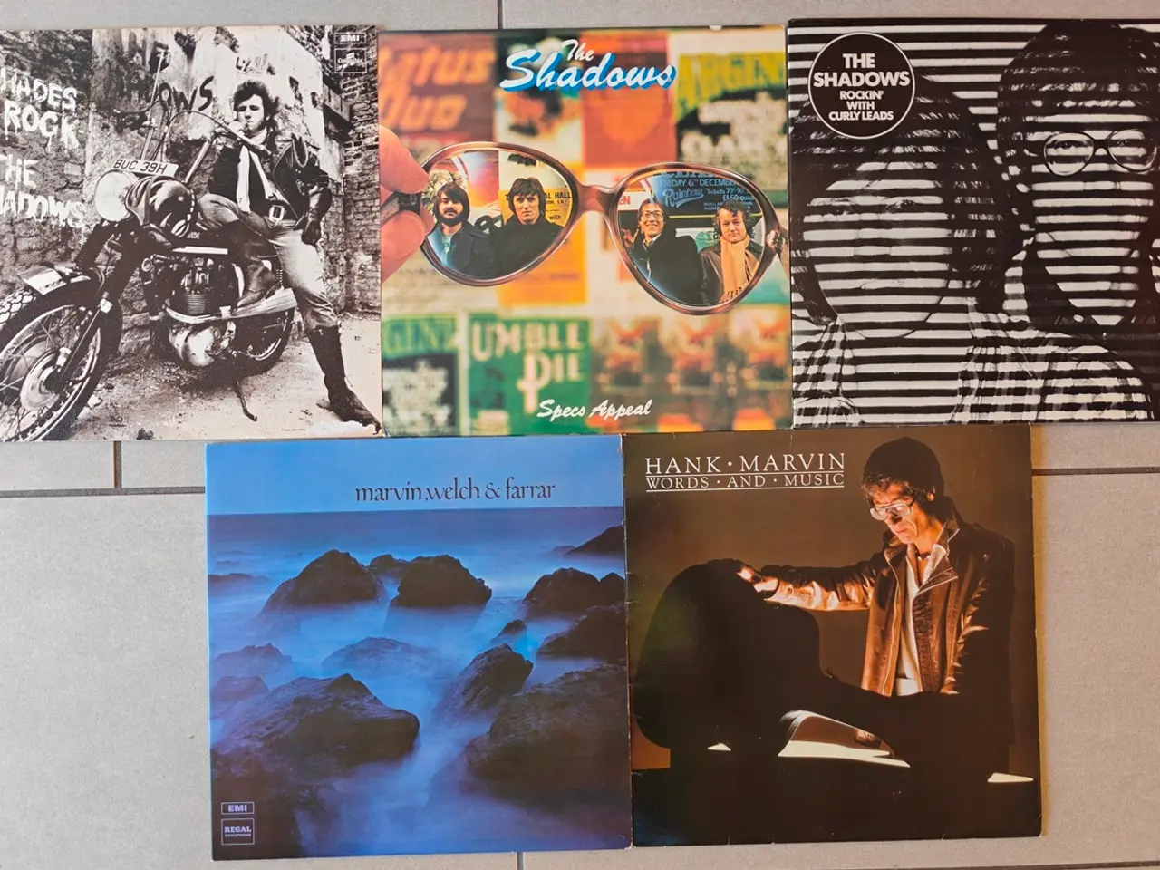 Billede 1 - LP, The Shadows x5
