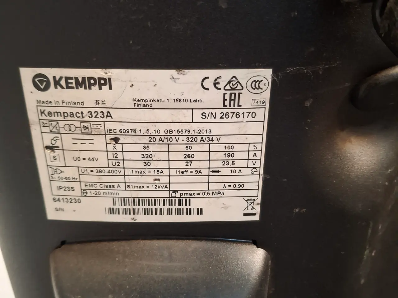 Billede 5 - Kemppi 323a
