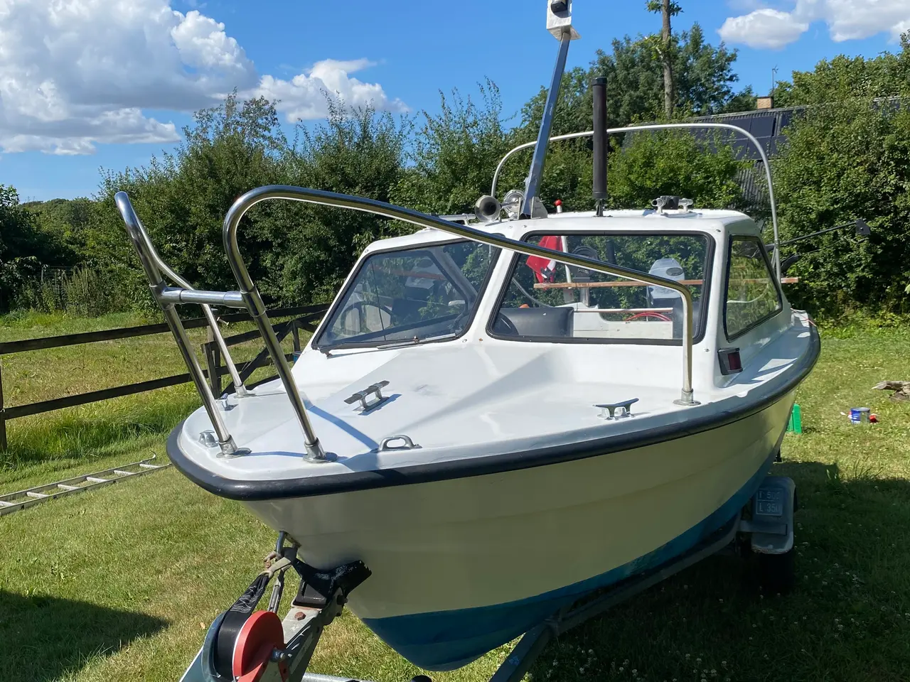 Billede 3 - Fin motorbåd med trailer og trolling udstyr