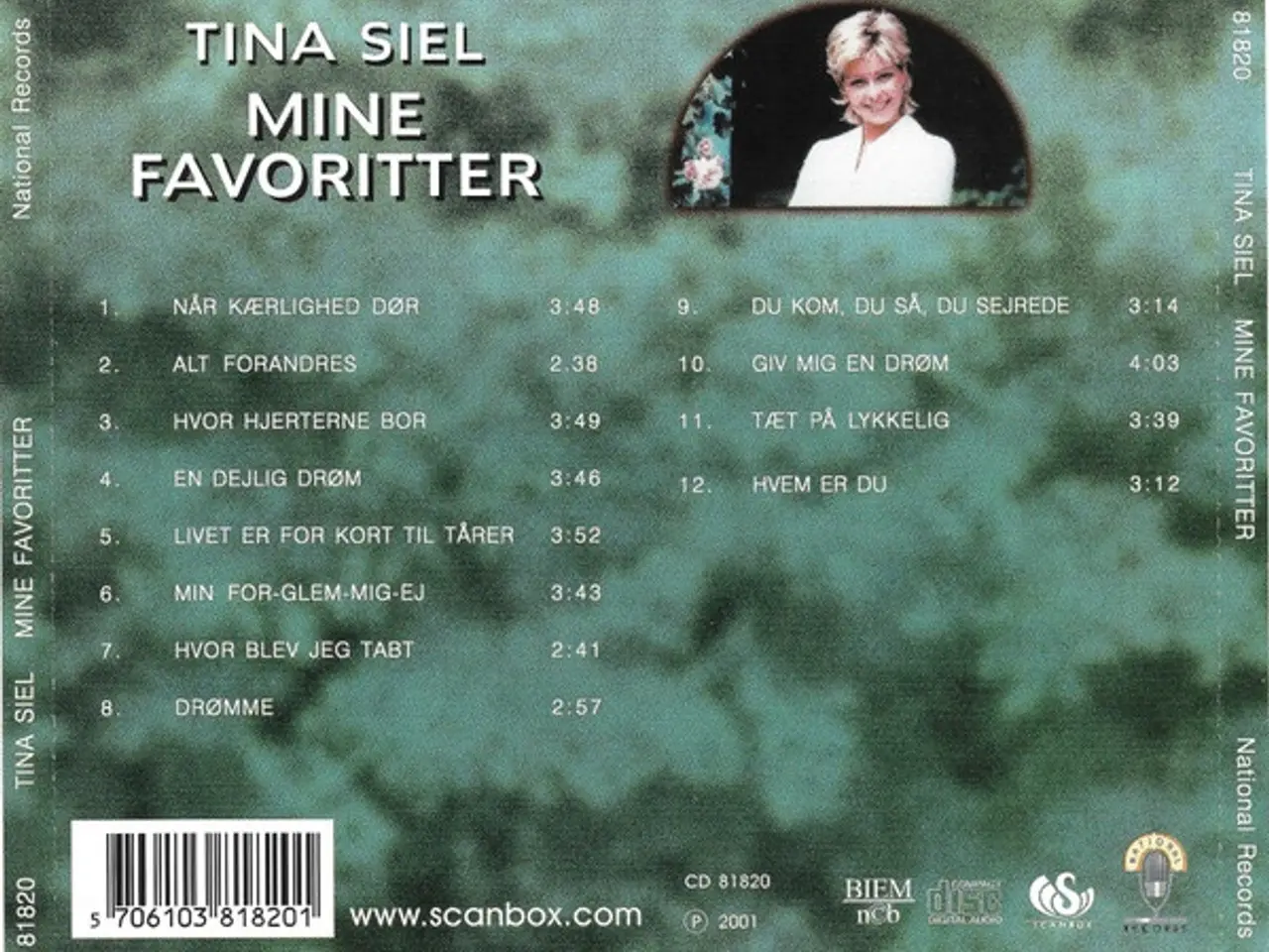 Billede 2 - Tina Siel – Mine Favoritter – CD