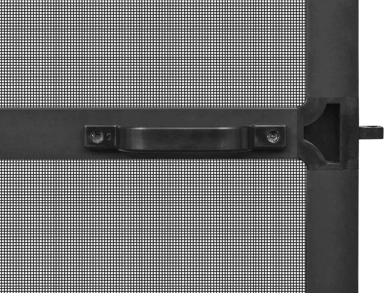 Billede 5 - Svingbart insektnet Anthracit og sort 100 x 215 cm