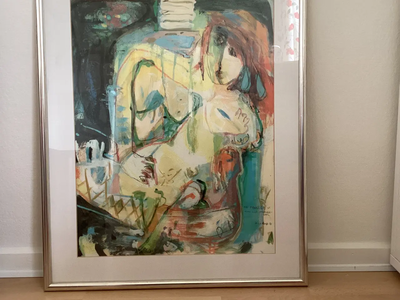 Billede 1 - Inge Højrup plakat i sølvramme