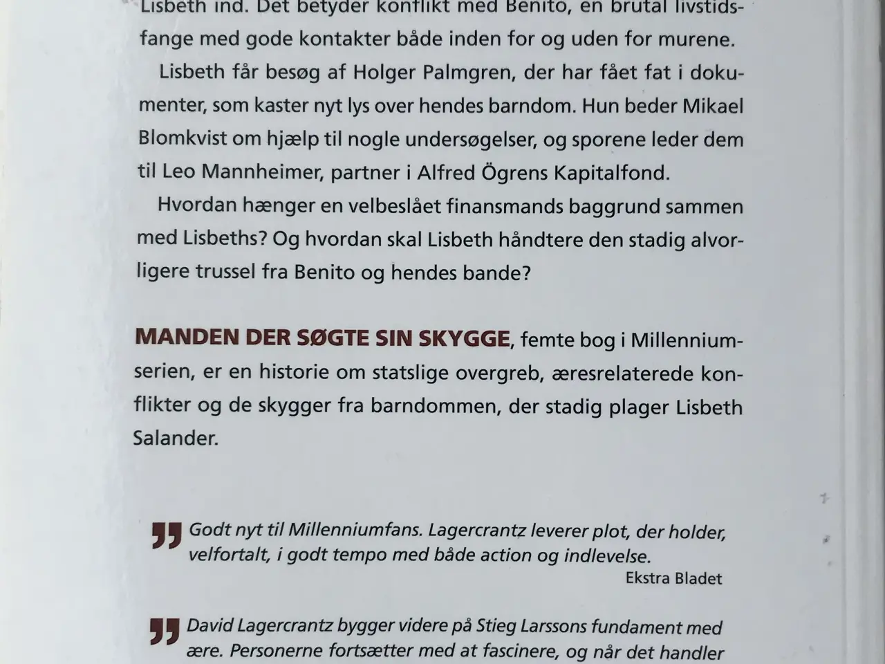 Billede 2 - Manden der søgte sin skygge - David Lagercrantz
