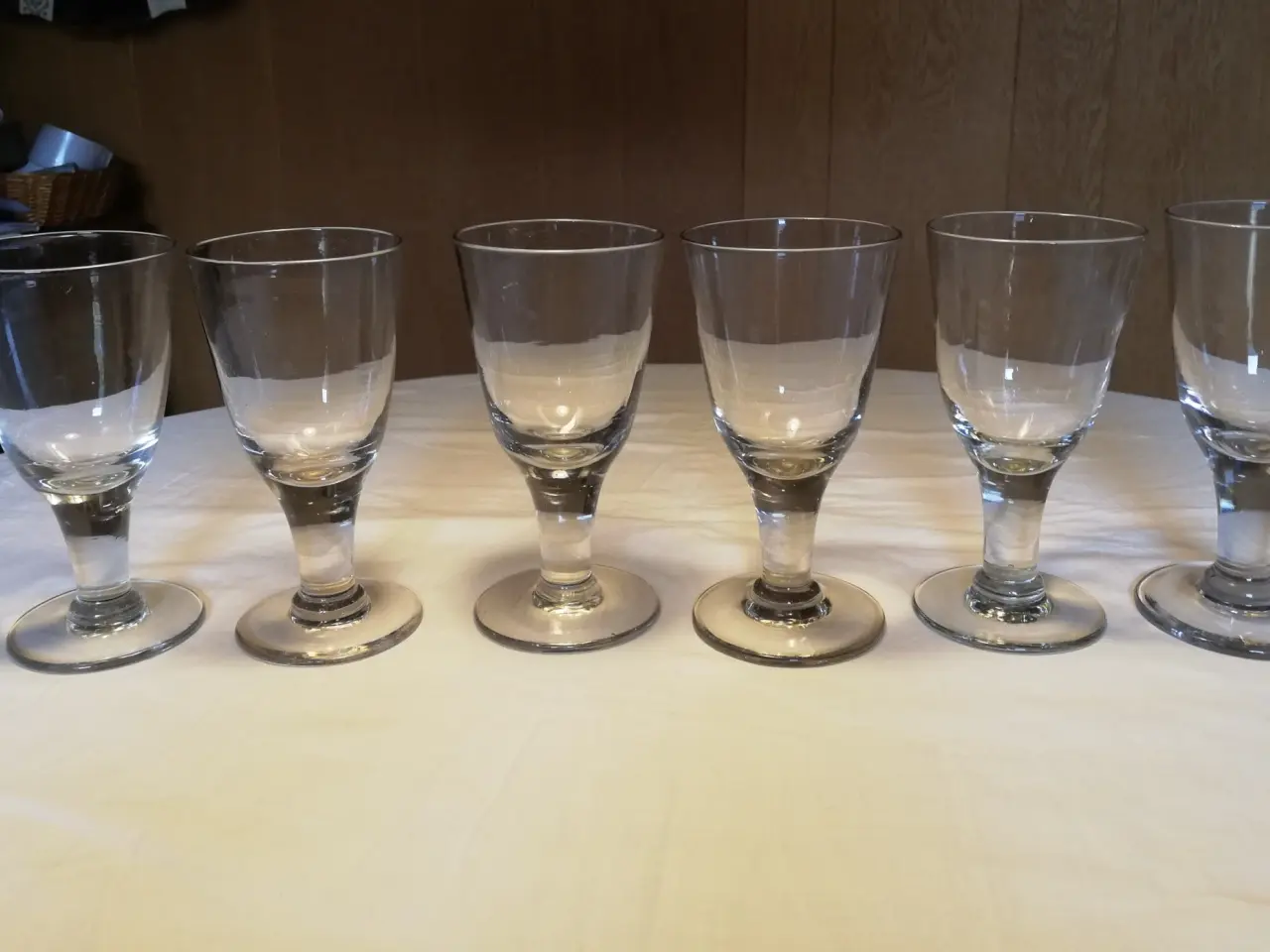 Billede 3 - 6 antikke Absalon glas fra Kastrup/Holmegaard