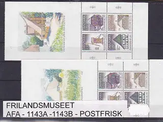 Frilandsmuseet AFA 1143A-1143B Postfrisk
