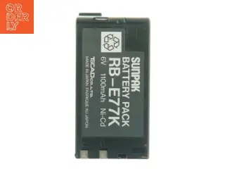 Genopladeligt Ni-Cd batteri (str. 9 x 5 cm)