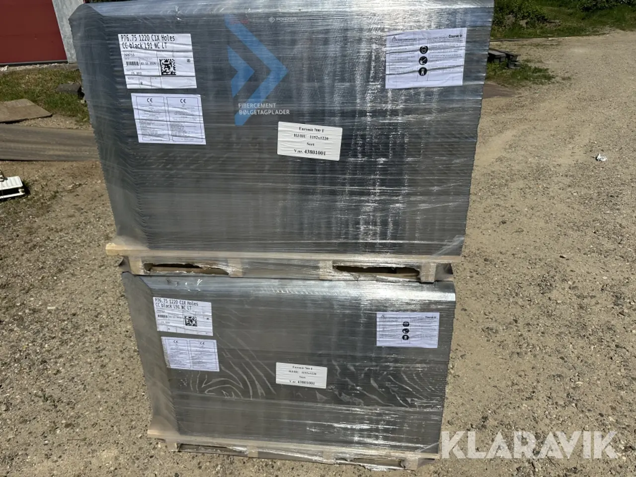 Billede 7 - Bølgeplade 150styk Euronit 700T HJ/HU Sort