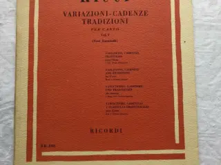 Ricci (1809-77): Variazioni, Cadenze, Tradizioni