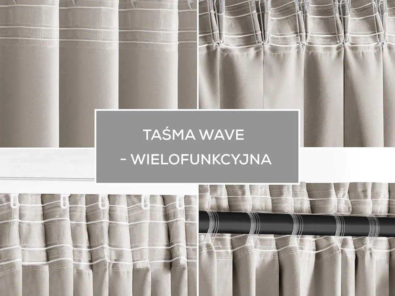 Billede 16 - Mørklægningsgardin RESTILO BLACKOUT - lys beige, 140 x 230 cm