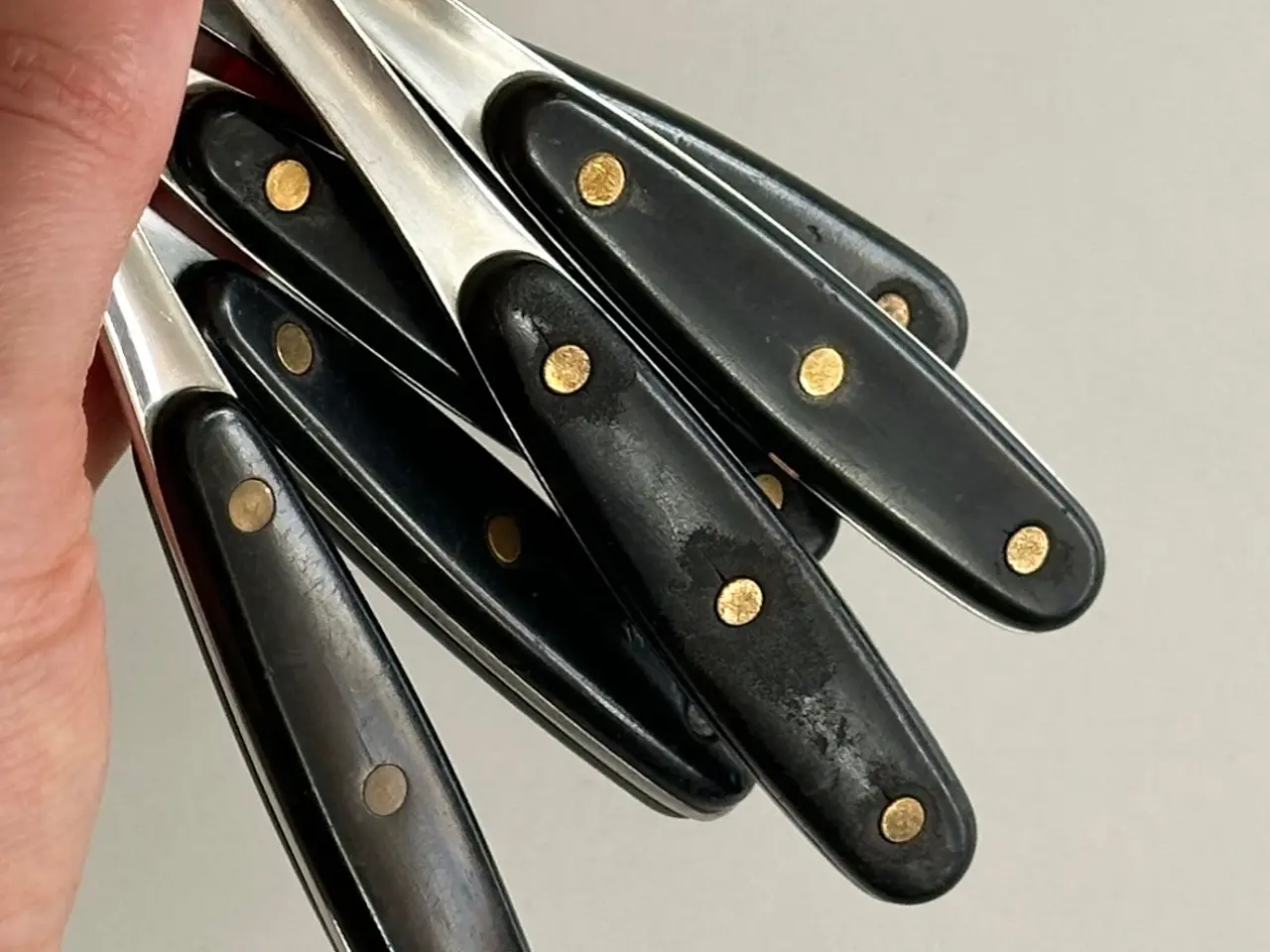 Billede 5 - Hackman Finland stainless skeer, 6 stk samlet