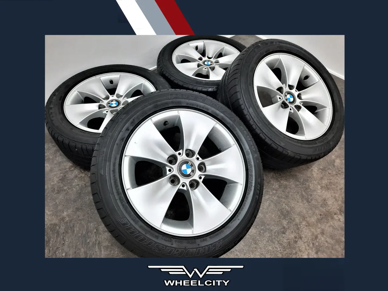 Billede 1 - 5x120 16" ET34, BMW style-155 sommersæt