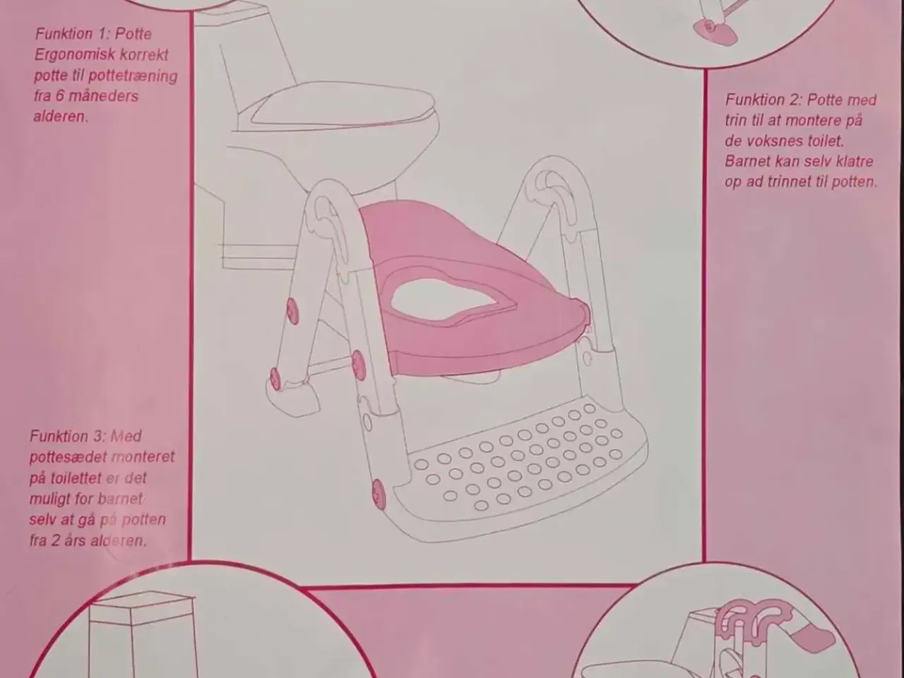 Billede 5 - Toilettræner. 3 i 1