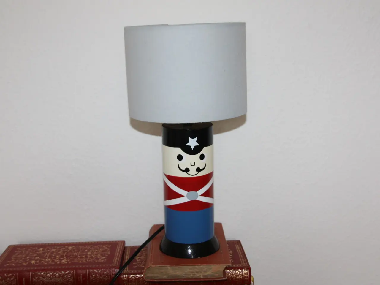 Billede 2 - Sebra børne lampe / bord lampe højde med skærm 35