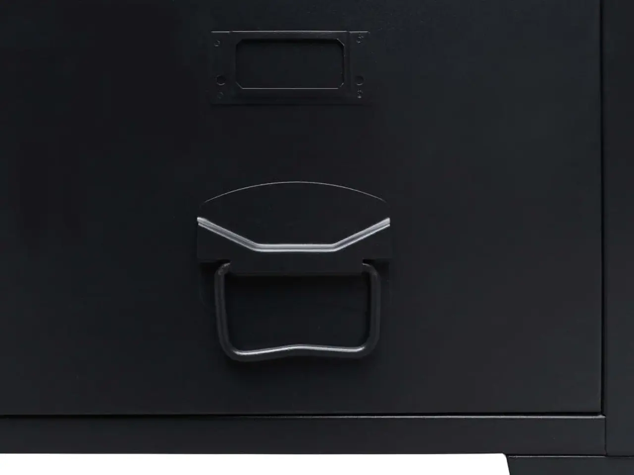 Billede 7 - Garderobe i metal industriel stil 67 x 35 x 107 cm sort