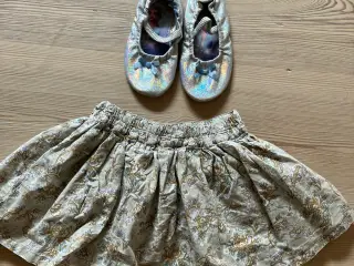 Nederdel fra Noa Noa 110/5 år og Disney sko