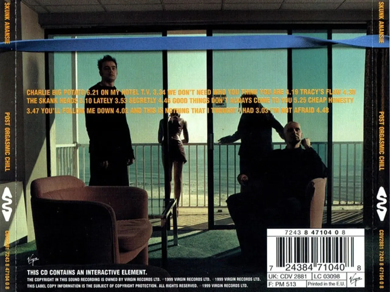 Billede 2 - Skunk Anansie – Post Orgasmic Chill – CD