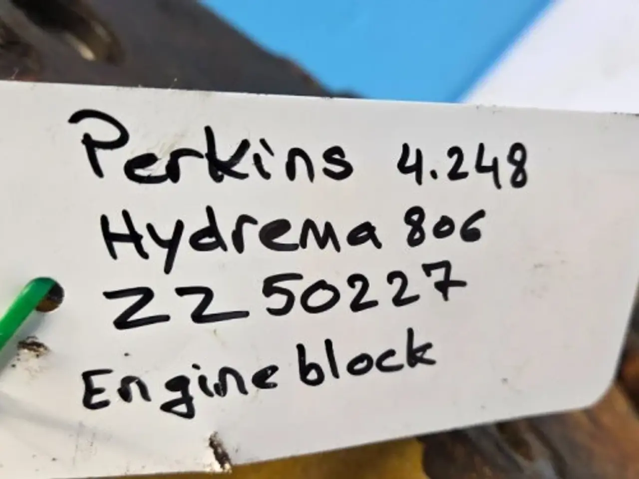 Billede 16 - Perkins 4.248 Motorblok ZZ50227