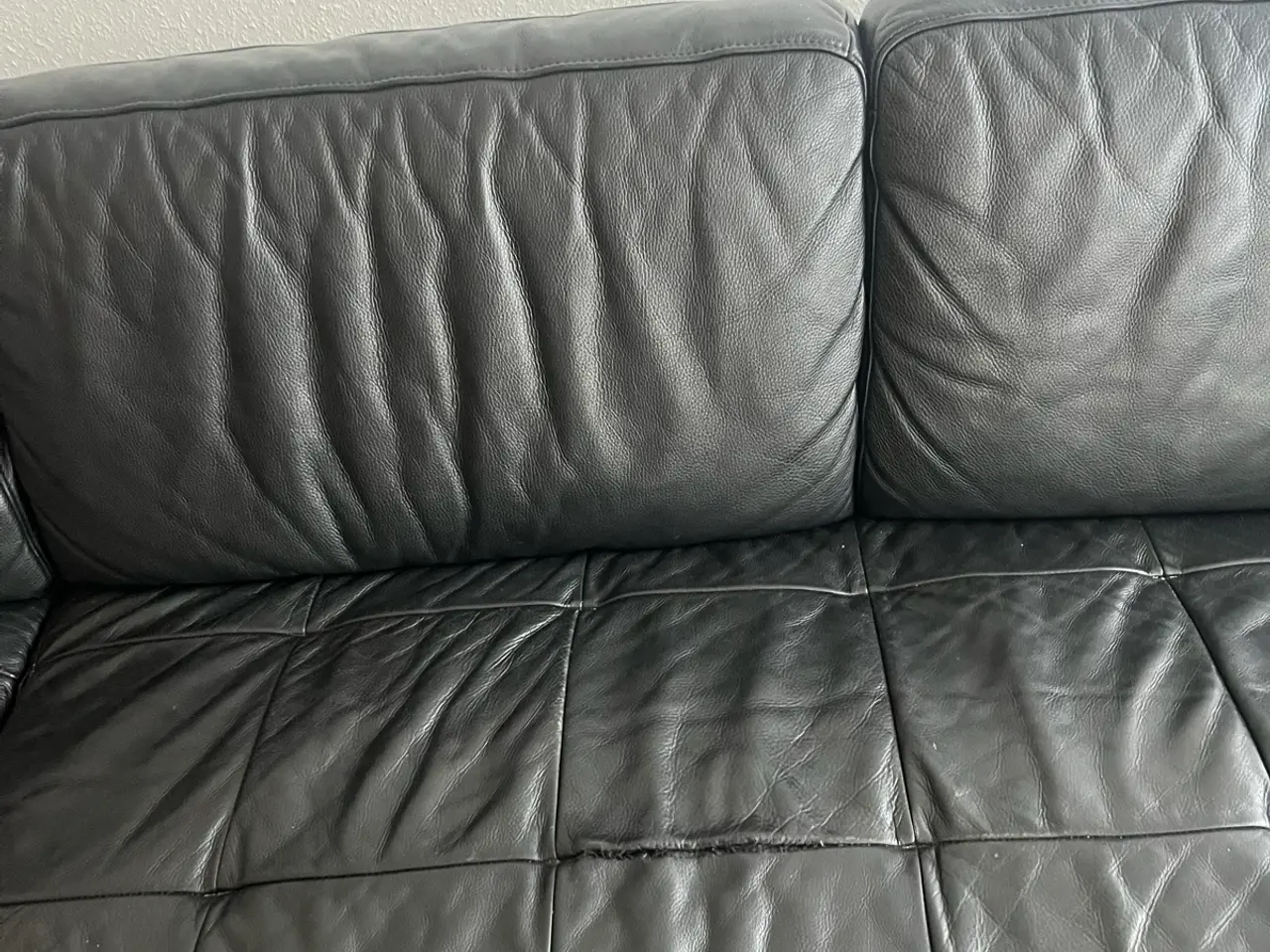 Billede 2 - Læder sofa