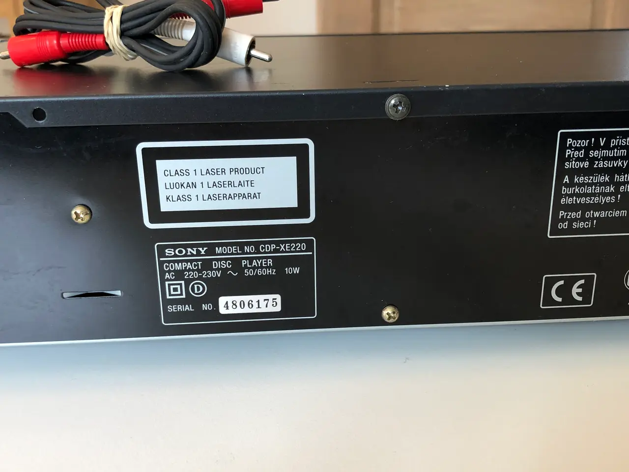 Billede 10 - Sony CD afspiller model CDP-XE220