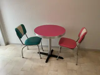 Retro 50s ‘Amerikansk diner-stil'