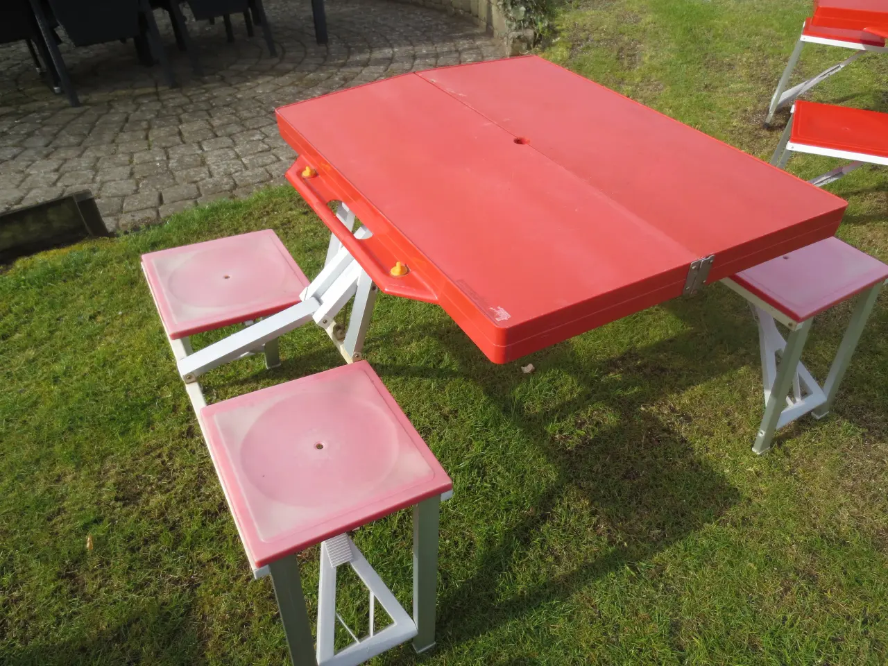 Billede 1 - 1 stk Retro Camping Bord/Bænk sæt