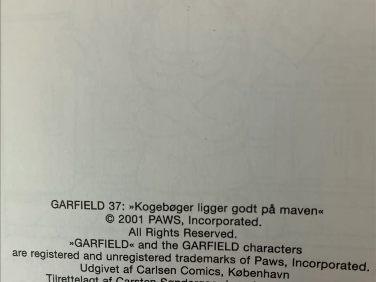 Billede 3 - Garfield nr 30 1 oplag 