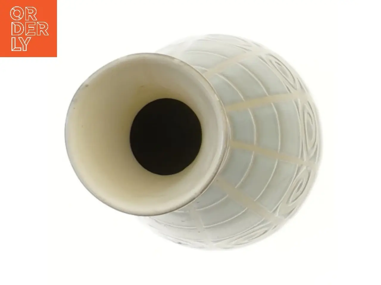 Billede 2 - West Germany Dekorativ vase med mønster (str. Ø 6 cm længde 20,5 cm)