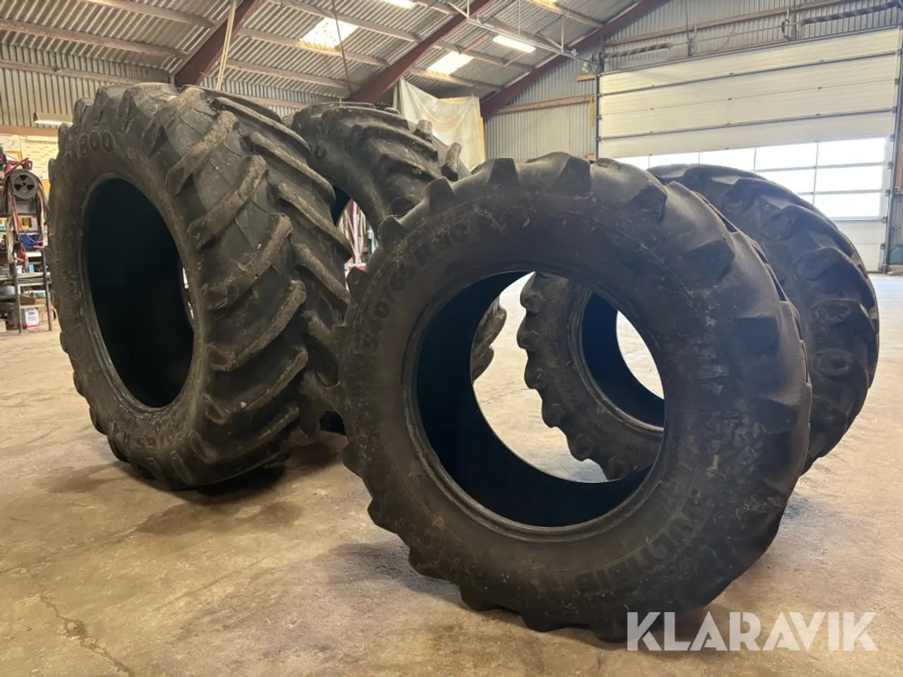Billede 4 - Traktor dæk Trelleborg & Michelin - 2 styk (650/65R42) & 2 styk (540/65R30)