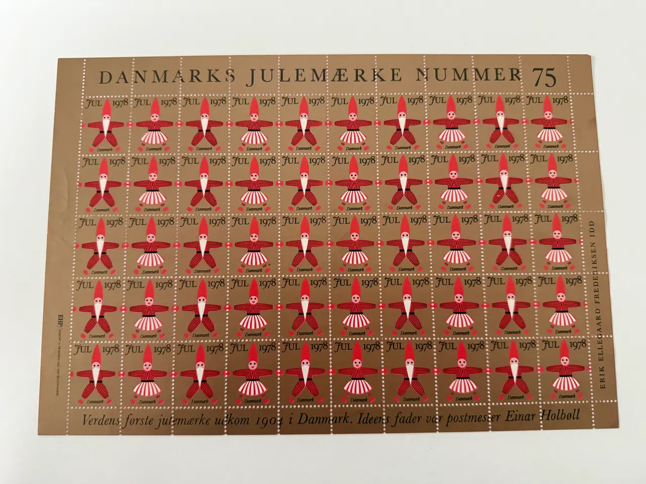 Billede 9 - Julemærkeark 1970-1979