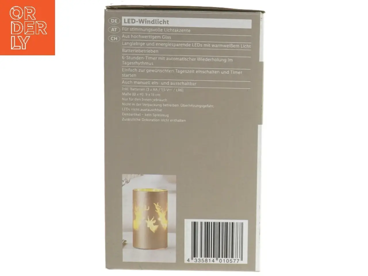 Billede 4 - Livarno LED lanterne fra Livarno (str. Ø 9 cm højde 15 cm)