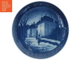 Dekorativ juleplatte fra 1975 fra Royal Copenhagen (str. Ø 18 cm)