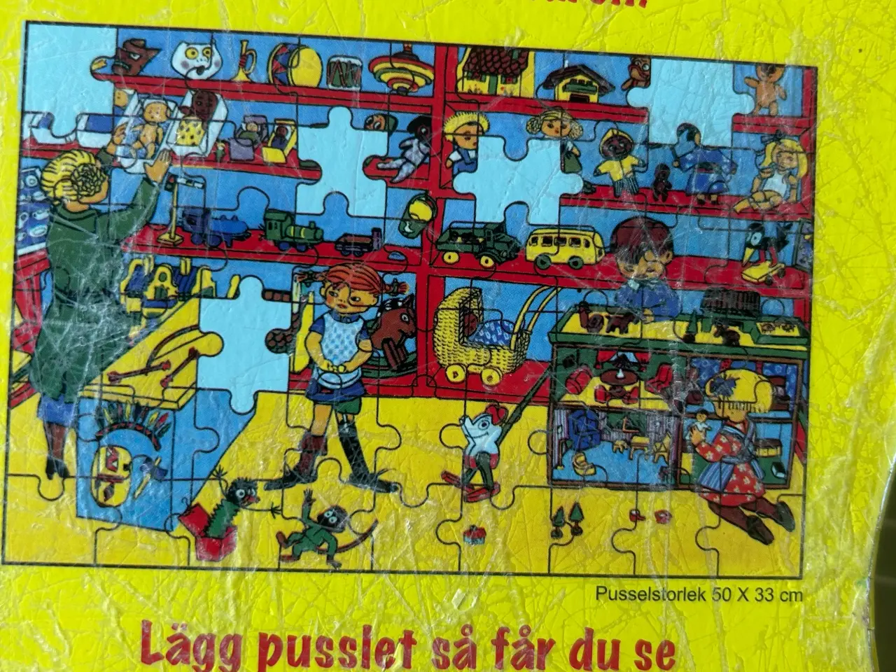 Billede 4 - Puslespil med Pipi Langstrømpe