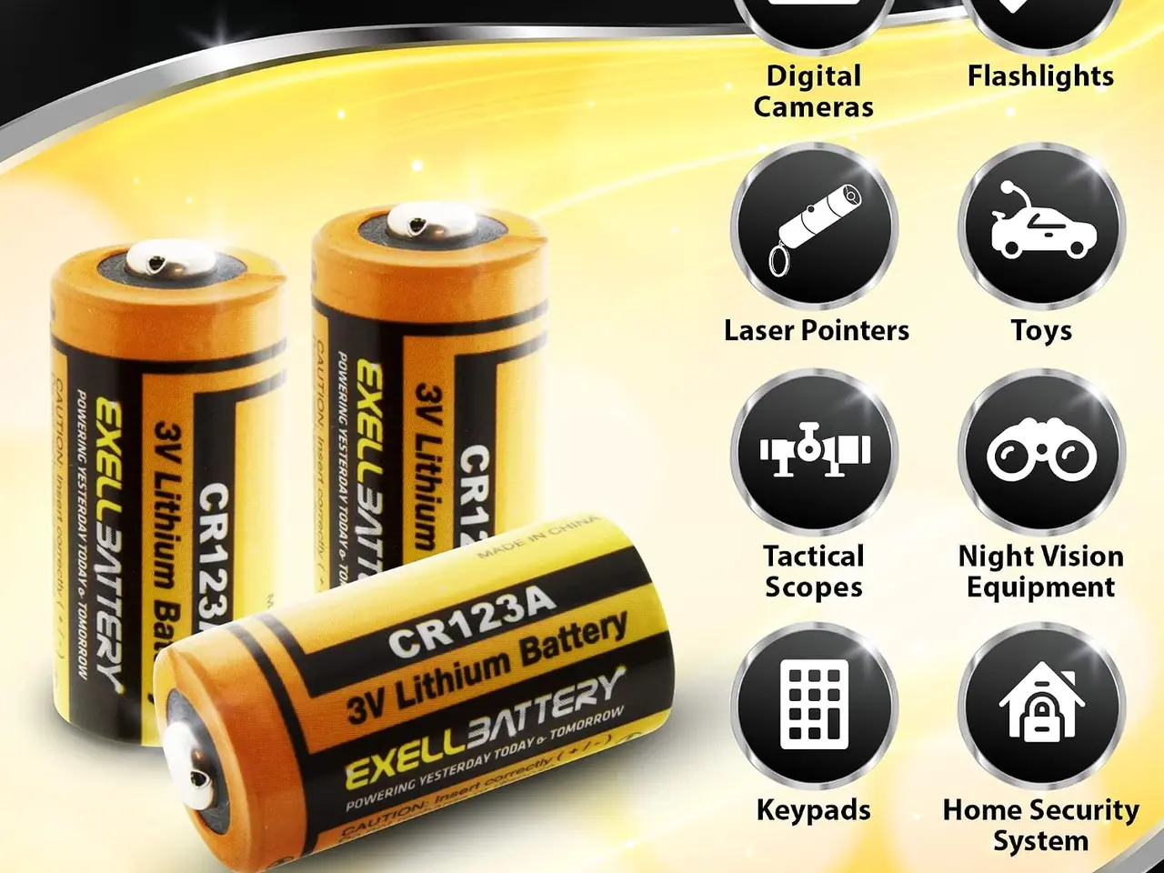 Billede 5 - GP Lithium CR123A 3V batteri – 2800 mAh
