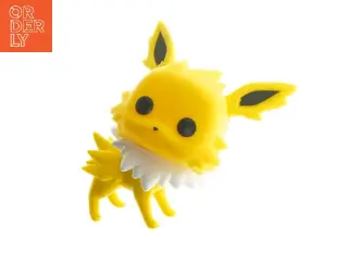 Figur af gul pokemon (str. 10x8 cm)