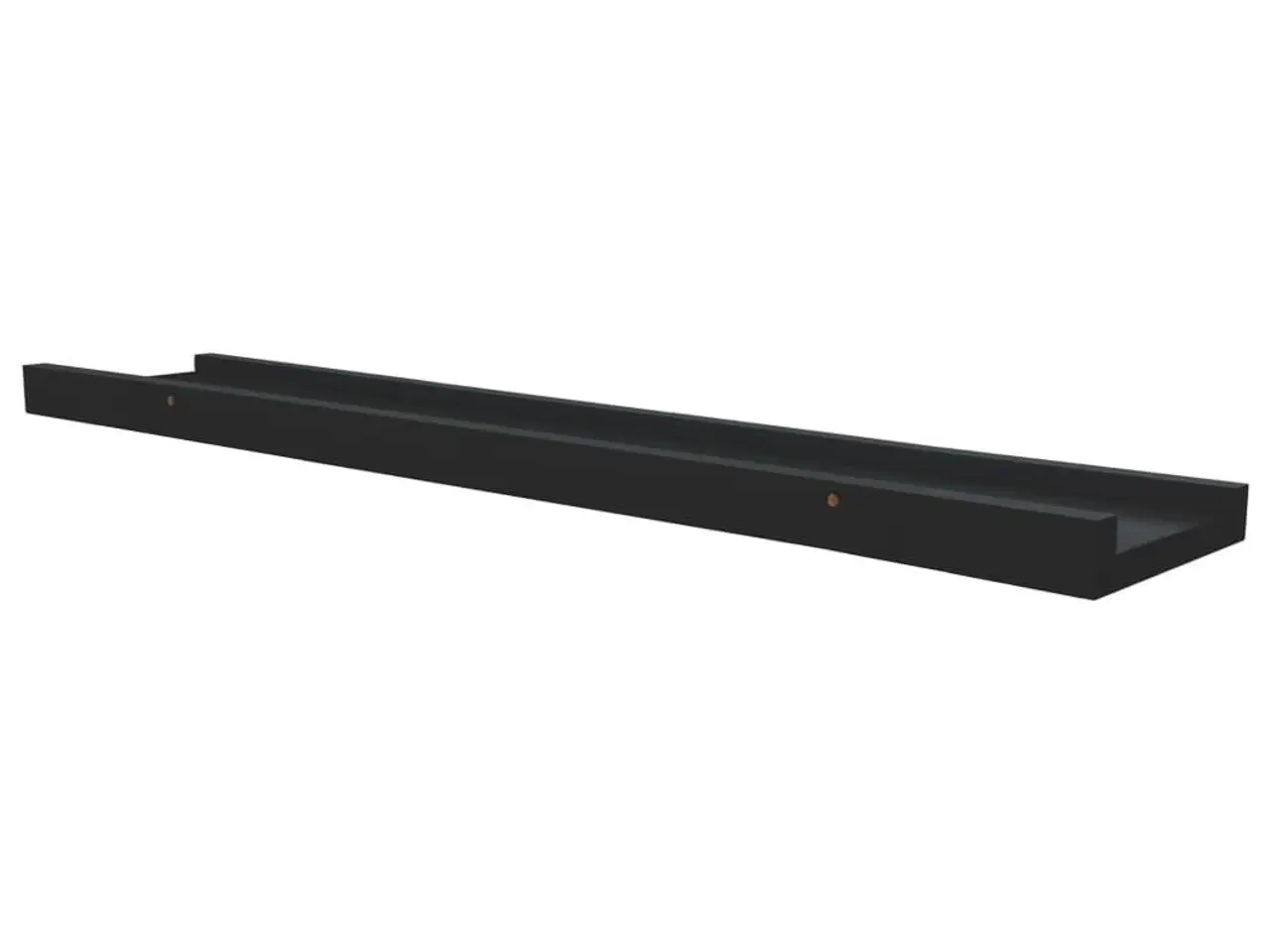 Billede 6 - Gallerihylder 2 stk. - 60 × 9 × 3 cm, MDF, sort