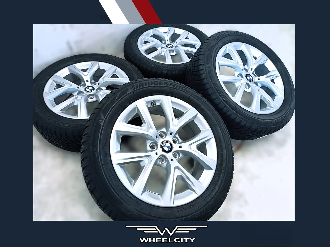 Billede 1 - 5x112 17" ET39 nav66,6ø BMW/MINI vinter fælge TPMS