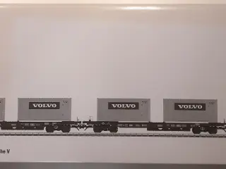 Märklin 2 stk. "VOLVO" containervogne 47458