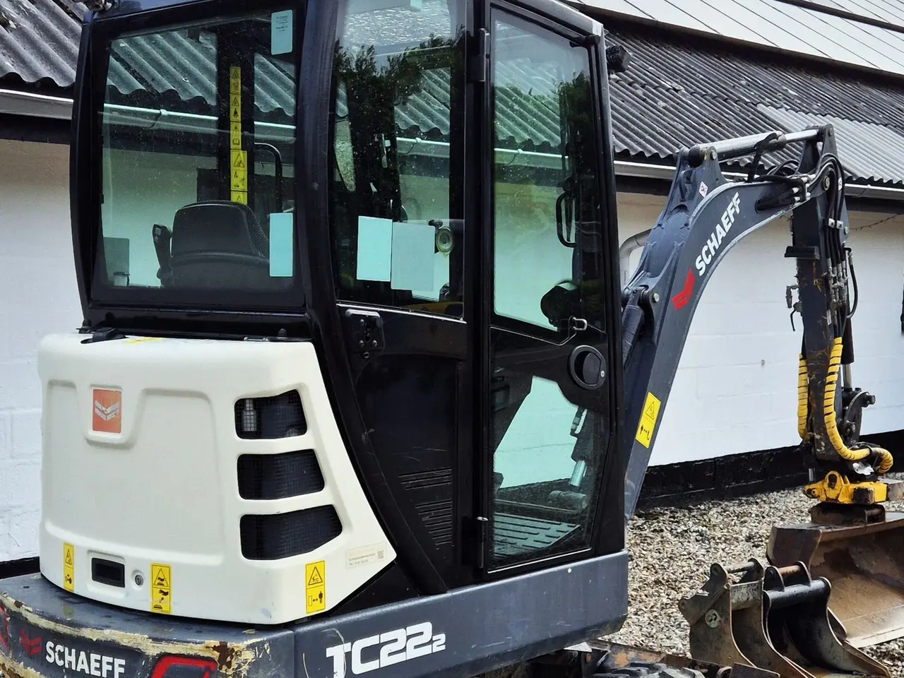Billede 6 - Schaeff TC22.2 / Engcon rotortilt / pænt timetal / skovlpakke