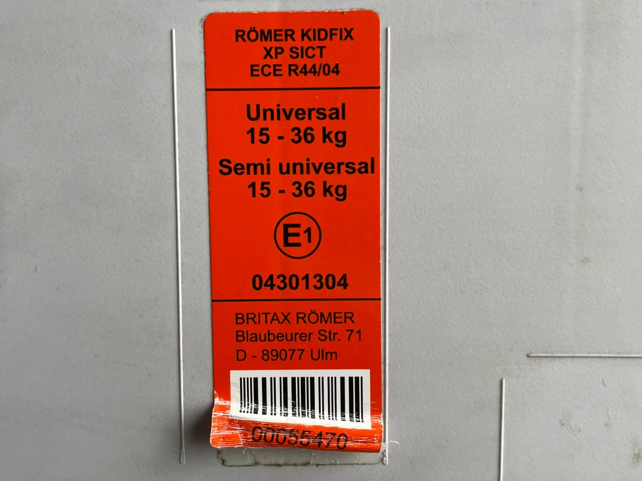 Billede 4 - Römer autostol 15-36 kg