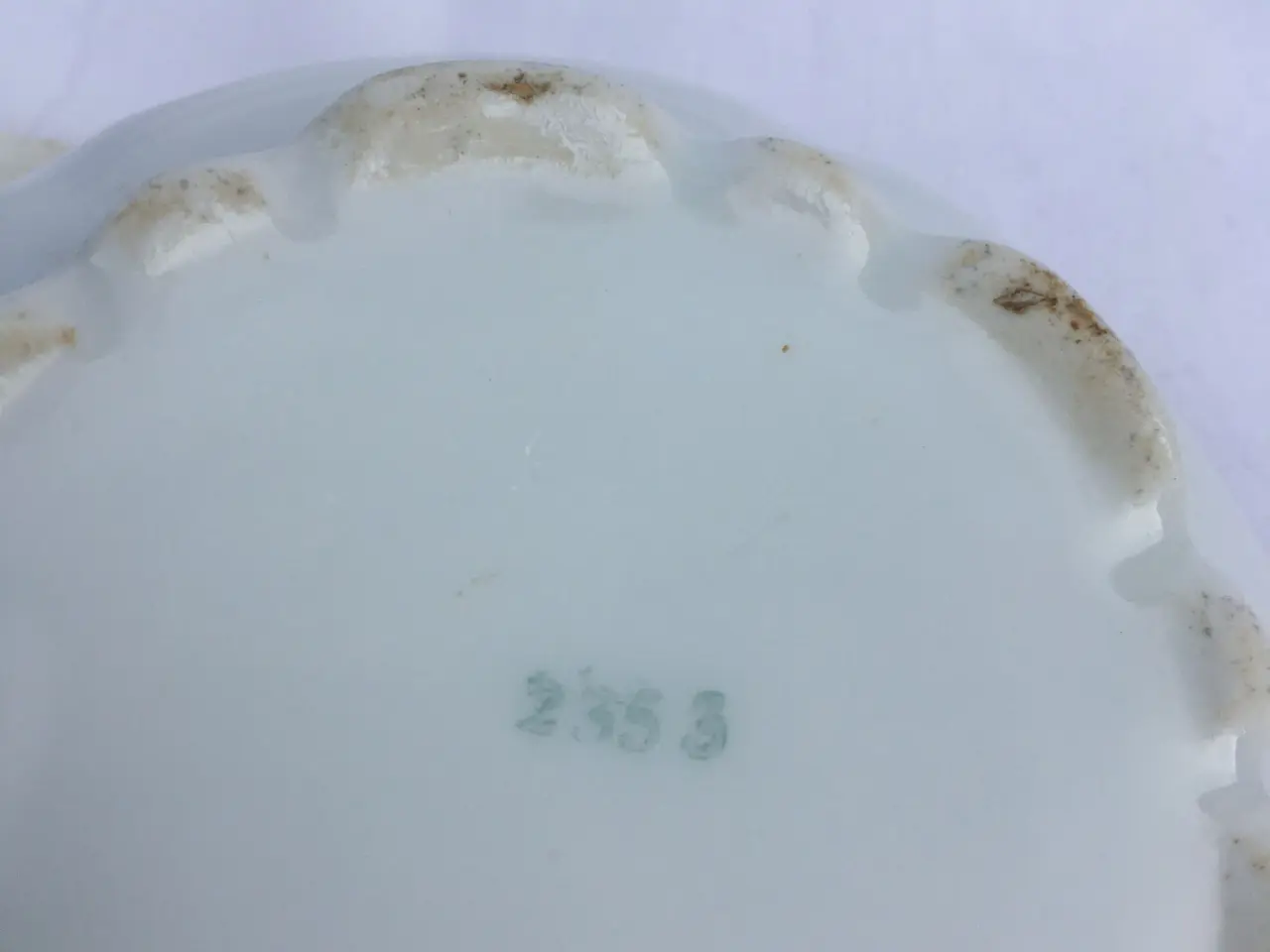 Billede 7 - Rund porcelæn bonbonniere