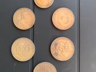 5 Danske mønter/australsk mønt