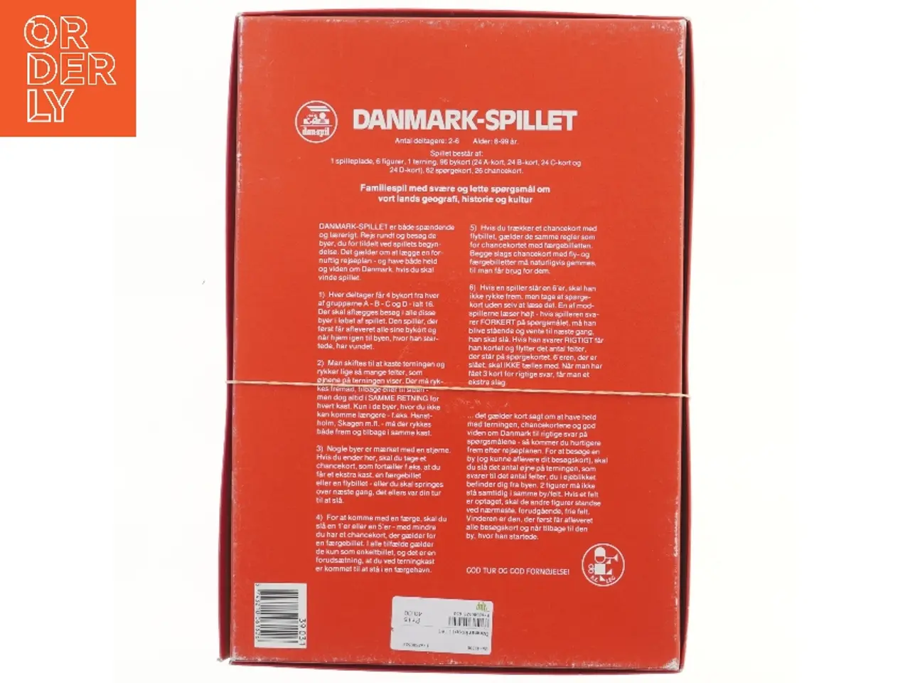 Billede 2 - Danmark-Spillet brætspil fra Danspil (str. 39,5x28 cm)