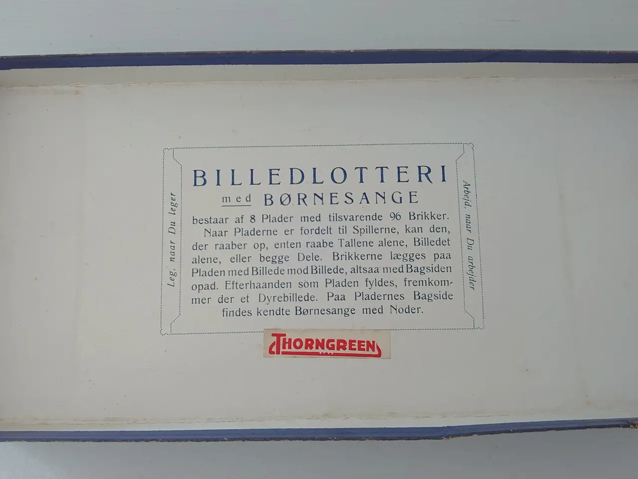Billede 2 - Billedlotteri med børnesange.Komplet, samlerobjekt