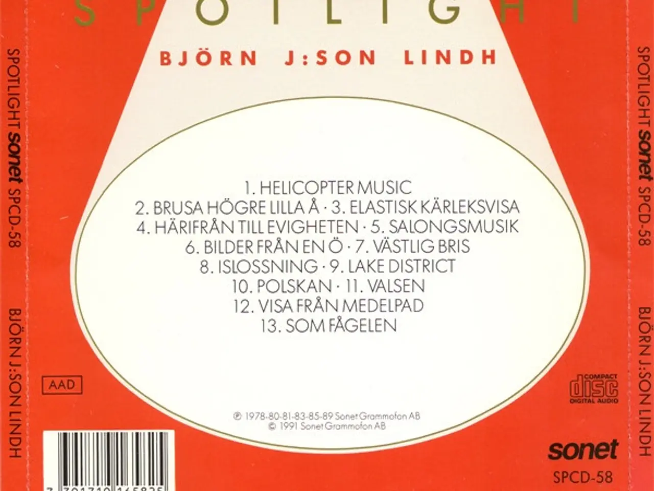 Billede 3 - Björn J:Son Lindh – Spotlight – CD